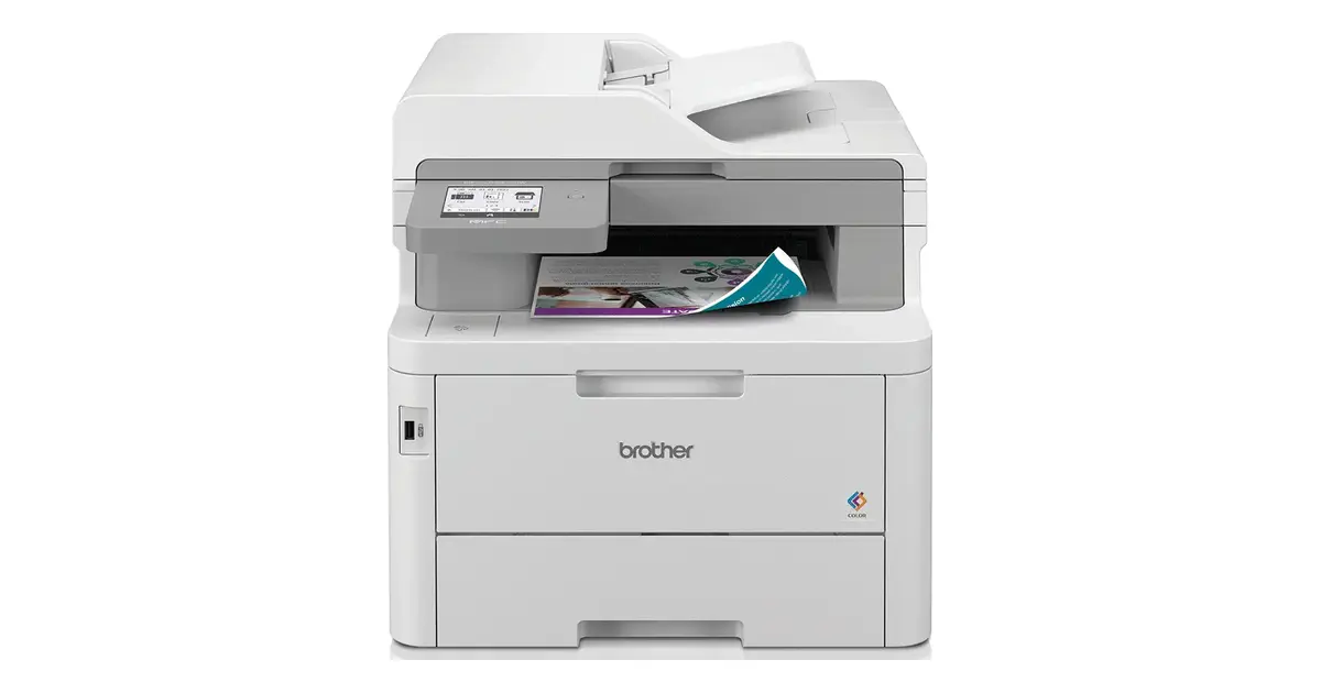 Brother MFC-L8390CDW color laser all-in-one printer, front view