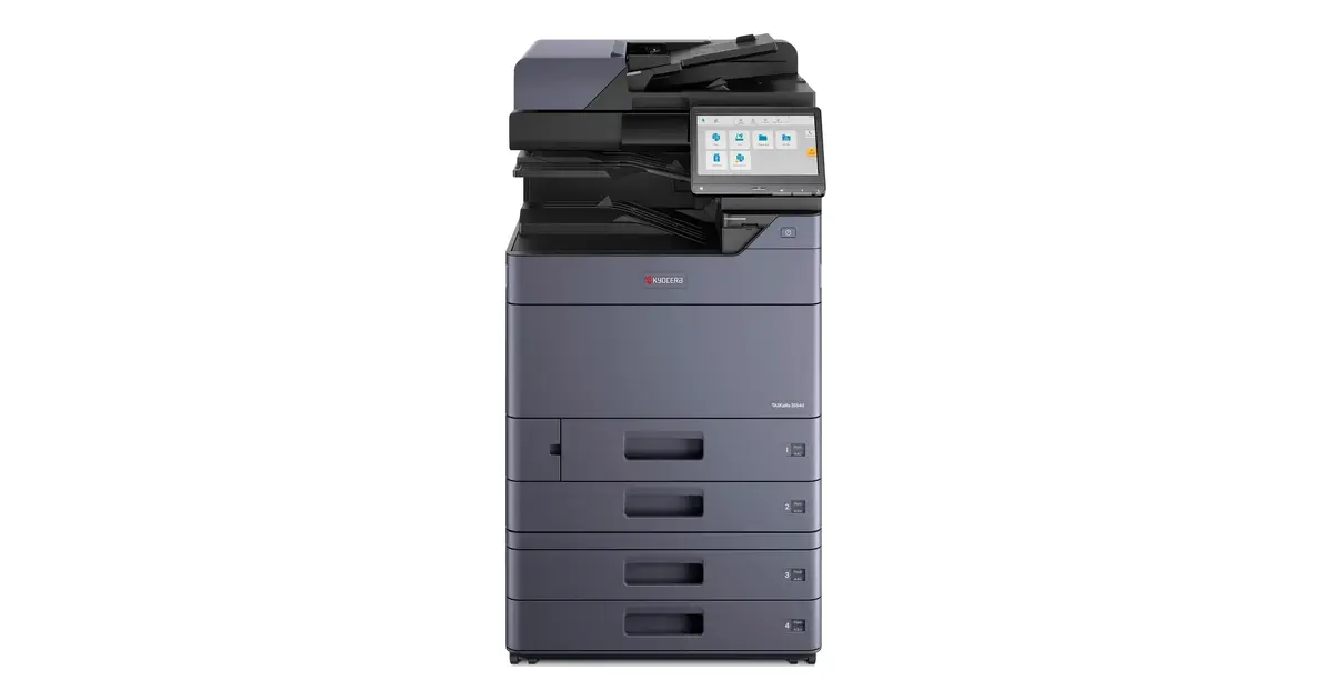 Kyocera TASKalfa color multifunction printer, front view