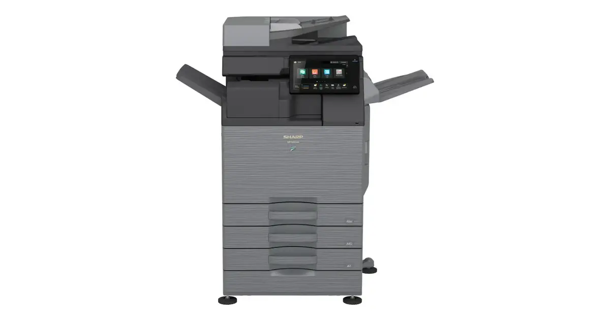 Sharp BP-50C31 color multifunction printer, front view