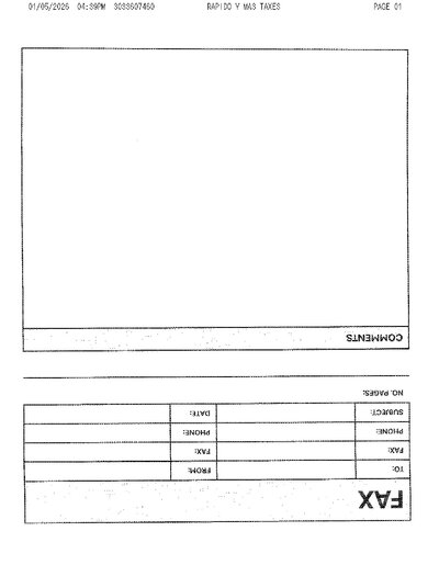 Fax from +303*****60