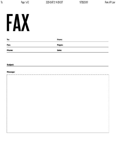 Fax from +197*****151