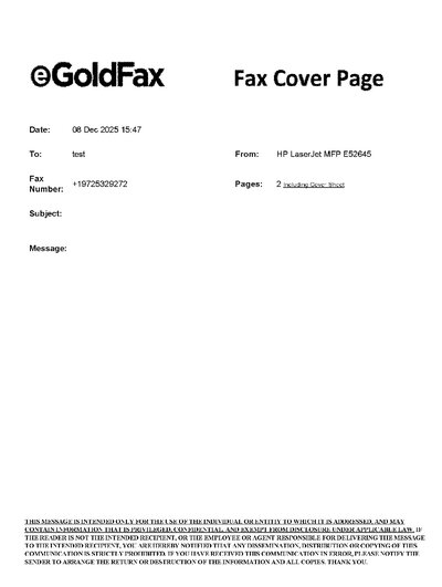 Fax from FirstCareHealthC