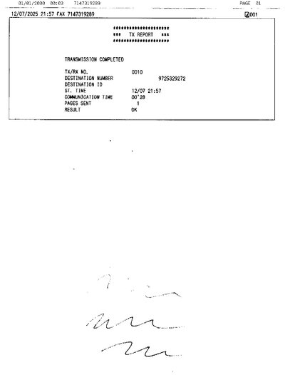 Fax from +714*****89