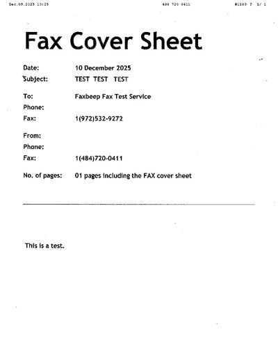 Fax from +484*****11