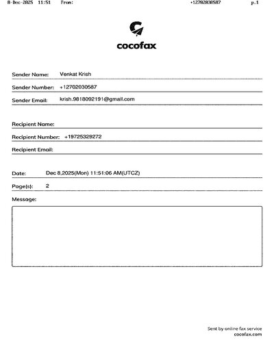 Fax from +127*****587