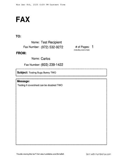 Fax from LeftHookTest