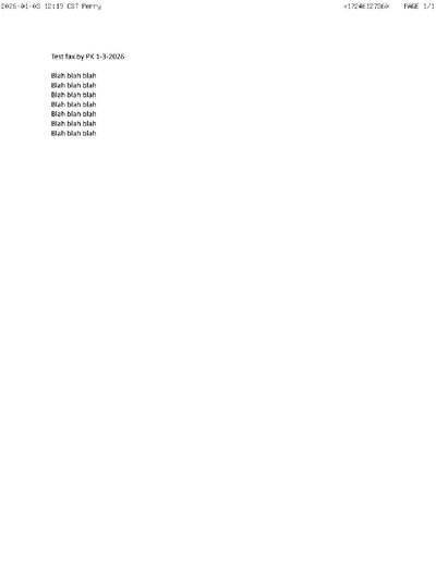 Fax from +172*****360