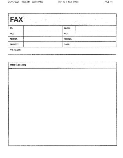 Fax from +303*****60