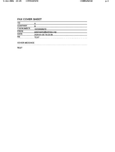 Fax from +150*****132