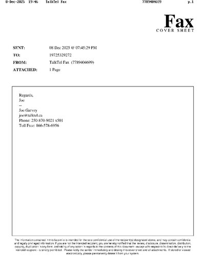 Fax from +778*****99